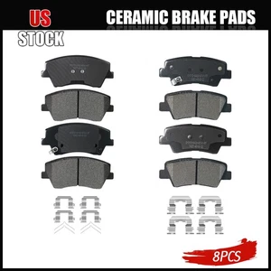 Juego de pastillas de freno delanteras y traseras de cerámica para Hyundai Ioniq Elantra Kia Niro - Imagen 1 de 6