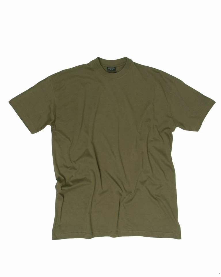 MIL-TEC T-Shirt US Style Baumwolle Oliv Abverkauf Sale