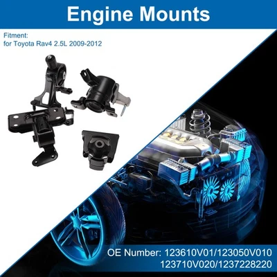 123610V01/123050V010/123710V020 Engine Motor Mount for Toyota Rav4 2.5L 09-12 Foto 1 de 4