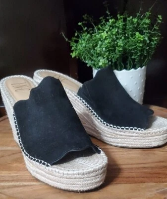 INC женщин Camile черный поскользнуться на Espadrille, на танкетке каблуки, размер 9 М - Изображение 1 из 4