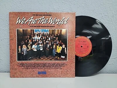 We Are The World USA For Africa Original 1985 Vinyl LP Record Album USA 40043 NM - Image 1 of 4