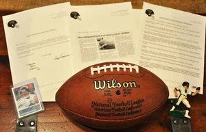 Jacksonville Jaguars GAME USED FOOTBALL 1999 Autographed Tom Coughlin COA rare - Picture 1 of 12
