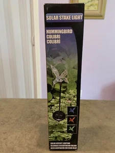Solar Powered Stake Light Hummingbird Color Changing LED - Picture 1 of 3