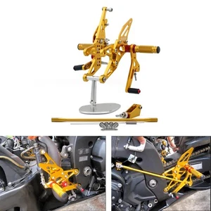 Rearset Rear set For Yamaha YZF R1 2007-2008 Gold - Picture 1 of 4