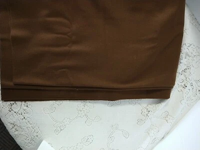 Brown Midweight Wool Fabric BTHY 18" L x 59" Wide - Image 1 of 3