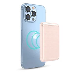 For iPhones Compatible with MagSafe Wireless Charging Magnetic Phone Wallet - Picture 1 of 7