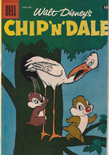 WALT DISNEY'S CHIP 'N' DALE #14  STORK COVER  DELL  SILVER-AGE  1958  NICE!!!