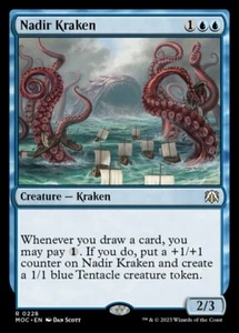 x1 Nadir Kraken R MTG Commander: March of the Machine M/NM, English - Picture 1 of 1