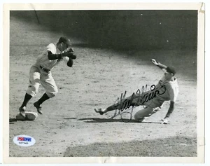 Marty "Slats" Marion Signed Original 1943 World Series Wire Photo Cardinals PSA - Picture 1 of 3