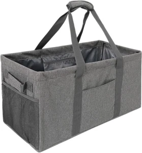 Extra Large Utility Tote Bag for Women with Pockets,Canvas Collapsible Tote Bags - Picture 1 of 12