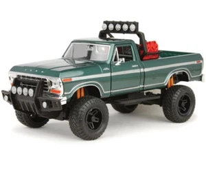 Ford F-150 1979 camioneta todoterreno verde modelo fundido a presión 1:24 Motoromax 79138 - Imagen 1 de 5