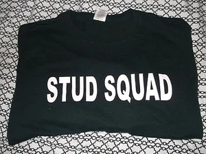 Jerzees Mens XL Black Shirt (Stud Squad/Tank Mode) - Picture 1 of 2