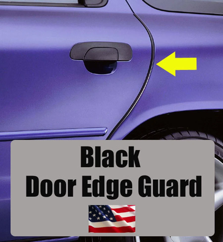 4pcs BLACK Door Edge Guard Trim Molding Protector MASERATI4BG - Image 1 of 1