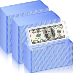 600 porta billetes de dólar de PVC transparente - Picture 1 of 12