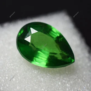 Natural Green Pear Cut 11.70 Ct CERTIFIED Tourmaline Loose Gemstone - Picture 1 of 13