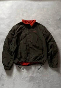 Vintage Timberland Weathergear Brown Jacket Harrington M Size Riri Casual Nylon - Picture 1 of 13