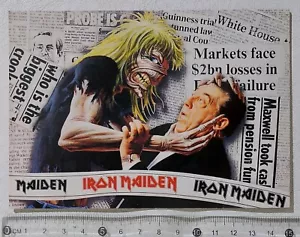 I114225 Cartolina Cantanti n. 144 - Iron Maiden - Be quick or be dead - Bild 1 von 2