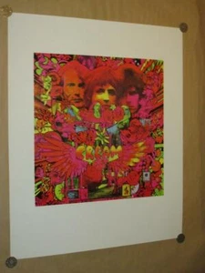 CREAM - DISRAELI GEARS - MUSEUEM STYLE LITHOGRAPH - BY ARTIST MARTIN SHARP - Picture 1 of 1