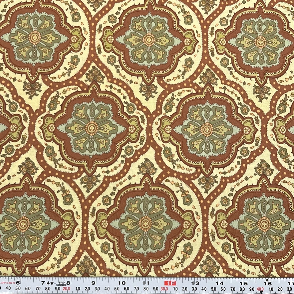 Charm by Amy Butler for Free Spirit Floral Medallion Cotton by the HALF YARD - Image 1 of 2