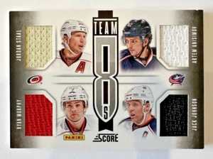 2013-14 Score Hockey Team 8s Jersey Islanders-Blue Jackets-Capitals-Hurricanes - Picture 1 of 2