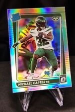 2021 Panini Donruss Optic - #235 - Michael Carter - Rookie Rated Silver - Jets