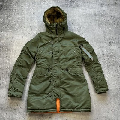 Chaqueta Parka Alpha Industries N3B VF 59 Verde Salvia Para Mujer Talla XS Foto 1 de 4