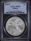 2004 P Thomas Edison Commemorative Silver Dollar $1 PCGS MS 69 (BU Uncirculated)