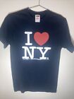 vtg 80s Fruit of the Loom "I LOVE NEW YORK" t-shirt MADE IN USA Small NY heart