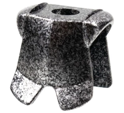 LEGO Speckle Black-Silver Minifigure Armor Breastplate Hero/Rogue Knight cas316 - Image 1 of 4