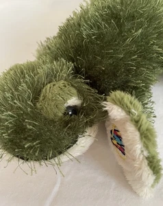Webkinz Ganz Lil Kinz Green Gecko Plush HS186 Stuffed Animal Toy No Code 12" - Picture 1 of 5