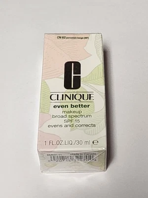 Clinique CN 62 Porcelain Beige Even Better Makeup Foundation SPF 15 Sealed - Image 1 of 3