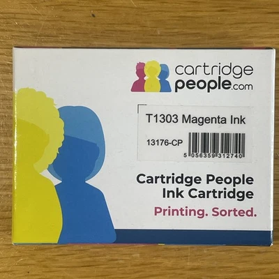 1 Magenta XL Printer Ink Cartridges to replace Epson T1303 non-OEM / Compatible - Image 1 of 4
