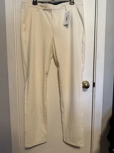 Neu mit Etikett Boston Scott cremefarbene Herren-Golfhose. " 34/33 - Bild 1 von 2