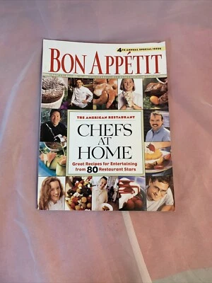 Bon Appetit Magazine Chefs at home 4th Annual special issue -September 1997 - Image 1 of 2