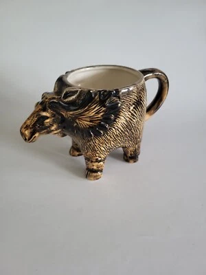Taza de café en forma de Moose Maine artística RARA Foto 1 de 4