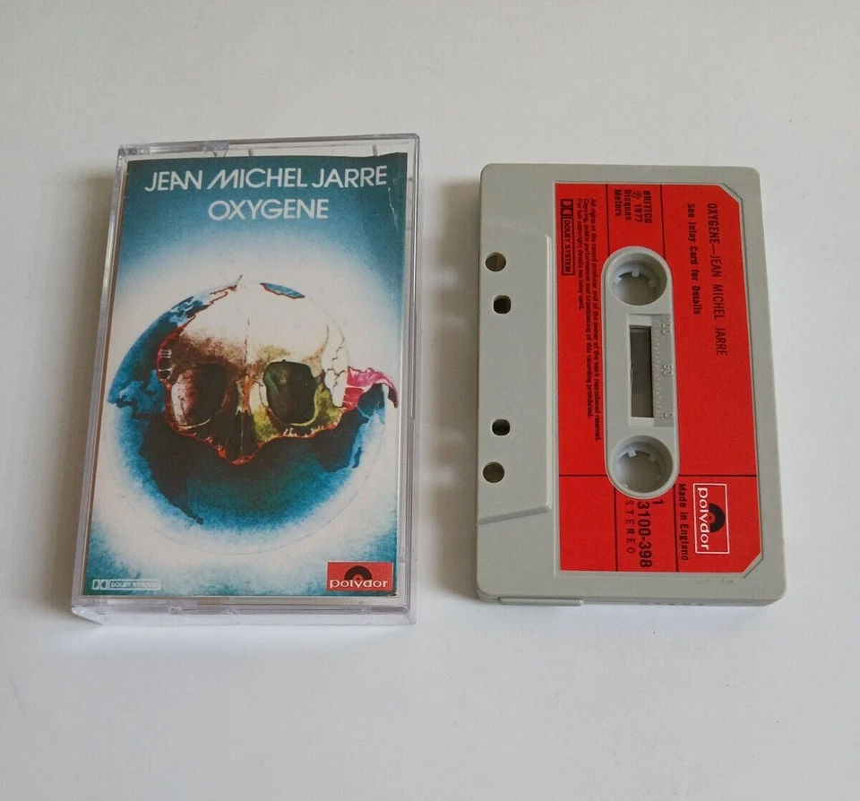 JEAN MICHEL JARRE OXYGENE CASSETTE TAPE POLYDOR UK 1977 Foto 1 de 1
