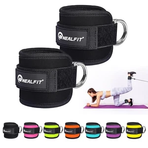 Ankle Strap for Cable Machine, Gym Ankle Cuff for Kickbacks, Leg Extensions, ... - Picture 1 of 7
