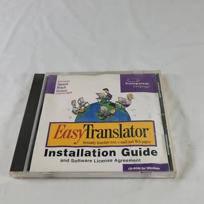 Easy Translator (CD ROM, Windows) - Usado Foto 1 de 4