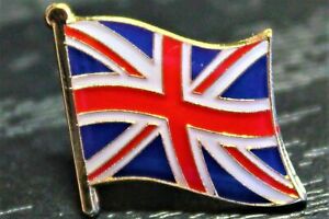 UK BRITAIN UNION JACK British Flag Metal Lapel Pin Badge 