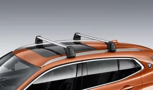 NEW GENUINE BMW X2 F39 ROOF BARS RAIL SET 2 YEAR WARRANTY 82712444243 - Picture 1 of 3