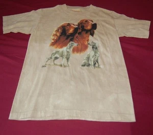 15-1160 LARGE UNISEX CHILDS IRISH SETTERS DOG THE MOUNTAIN T-SHIRT - Picture 1 of 4