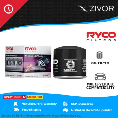 New RYCO Syntec Oil Filter Spin On For MAZDA CX-5 KE 2.5L PY SkyActiv-G Z436ST - image 1 of 4