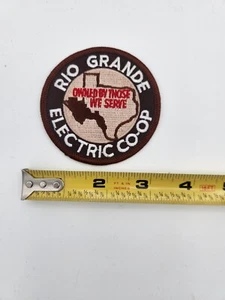 Parche Insignia Bordada COOP COOPERATIVE De Colección - Rio Grande Electric Cooperative - Imagen 1 de 3
