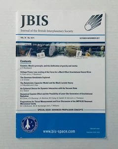 Journal of the British Interplanetary Society (JBIS) Oct-Nov Vol. 70 No. 10/11 - Picture 1 of 2