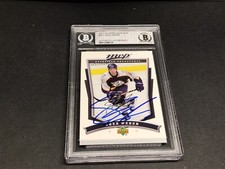 Shea Weber Signed 2007-08 Upper Deck MVP Card #213 Auto Beckett BAS COA 1A