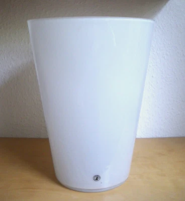 große Ikea Vase Blumenvase Design Ehlen Johansson Glas Glasvase Bodenvase weiß - Bild 1 von 4