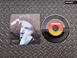 Vintge George Michael Faith/Hand To Mouth 45rpm 1987 Picture Sleeve Vinyl Record - Picture 1 of 4