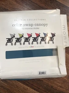 JJ Cole Collections Monroe Color Swap Canopy ‑ Nordic Blue - Picture 1 of 2
