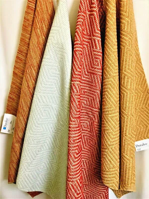 Lot 4 Designer Sample Fabric Swatch Upholstery Geometric Sew Craft Pillow 26 New - Image 1 of 4