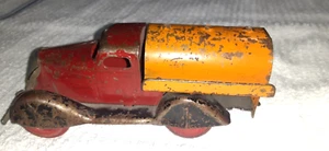 Camion cisterna benzina frizione acciaio pressato Marx anni '30 tutto originale ab-61 - Foto 1 di 12